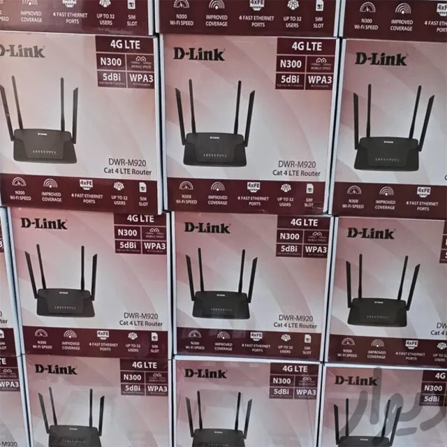 مودم روتر بی‌سیم 4G LTE دی-لینک مدل DWR-M920 با پشتیبانی از سیم‌کارت 3G/4G، سرعت تا 150 مگ 102182722