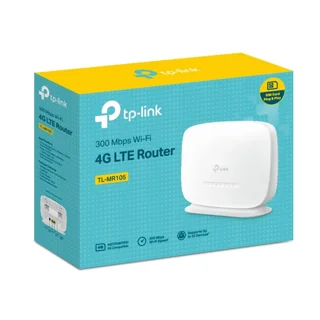 مودم روتر 4G تی‌پی‌لینک مدل TL-MR105 با پشتیبانی از شبکه‌های LTE/4G/3G/2G، استاندارد IEEE  102182865