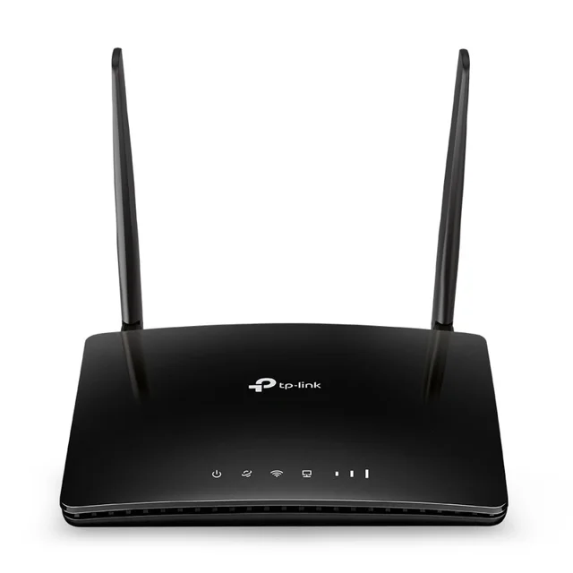 مودم روتر بیسیم 4G LTE تیپیلینک مدل TL-MR6400 با دو آنتن خارجی، شبکه Wi-Fi 2.4 گیگاهرتز، پشتیبانی