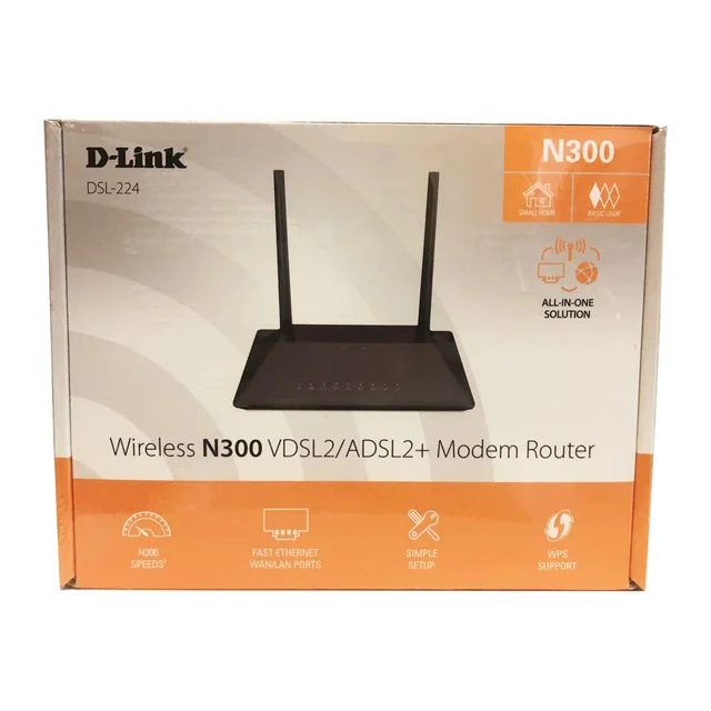 مودم روتر بی سیم ADSL2 Plus و VDSL2 دی لینک مدل DSL-224 NEW 102182707