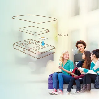 مودم روتر 4G تی‌پی‌لینک مدل M7350-V7 با باتری 2000 میلی‌آمپر، پشتیبانی از اتصال 10 کاربر ه 102182883
