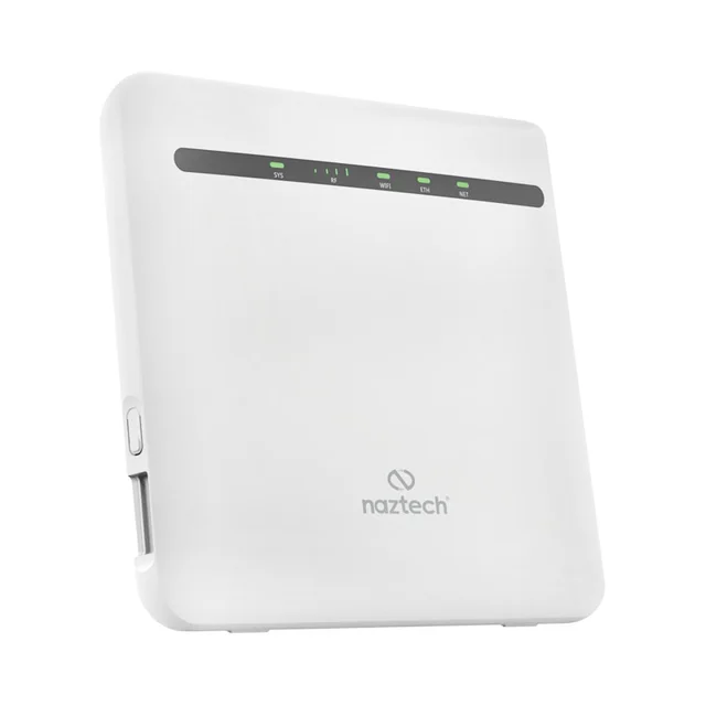 مودم روتر 4G خانگی نزتک مدل TDX1100 با پشتیبانی شبکه TD-LTE، اتصال با سیم و بیسیم، آنتن خارجی، شیار