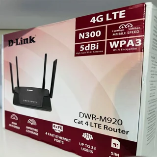 مودم روتر بی‌سیم 4G LTE دی-لینک مدل DWR-M920 با پشتیبانی از سیم‌کارت 3G/4G، سرعت تا 150 مگ 102182724