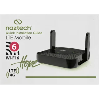 مودم روتر همراه و رومیزی LTE نزتک مدل HOPE با پشتیبانی از وای‌فای 6 و 30 کاربر، دارای باتر 102182601